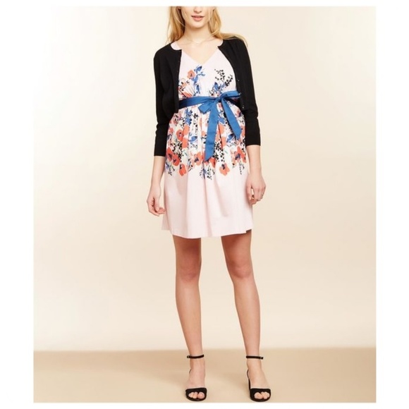 Motherhood Maternity Dresses & Skirts - { motherhood maternity } floral dress with sash